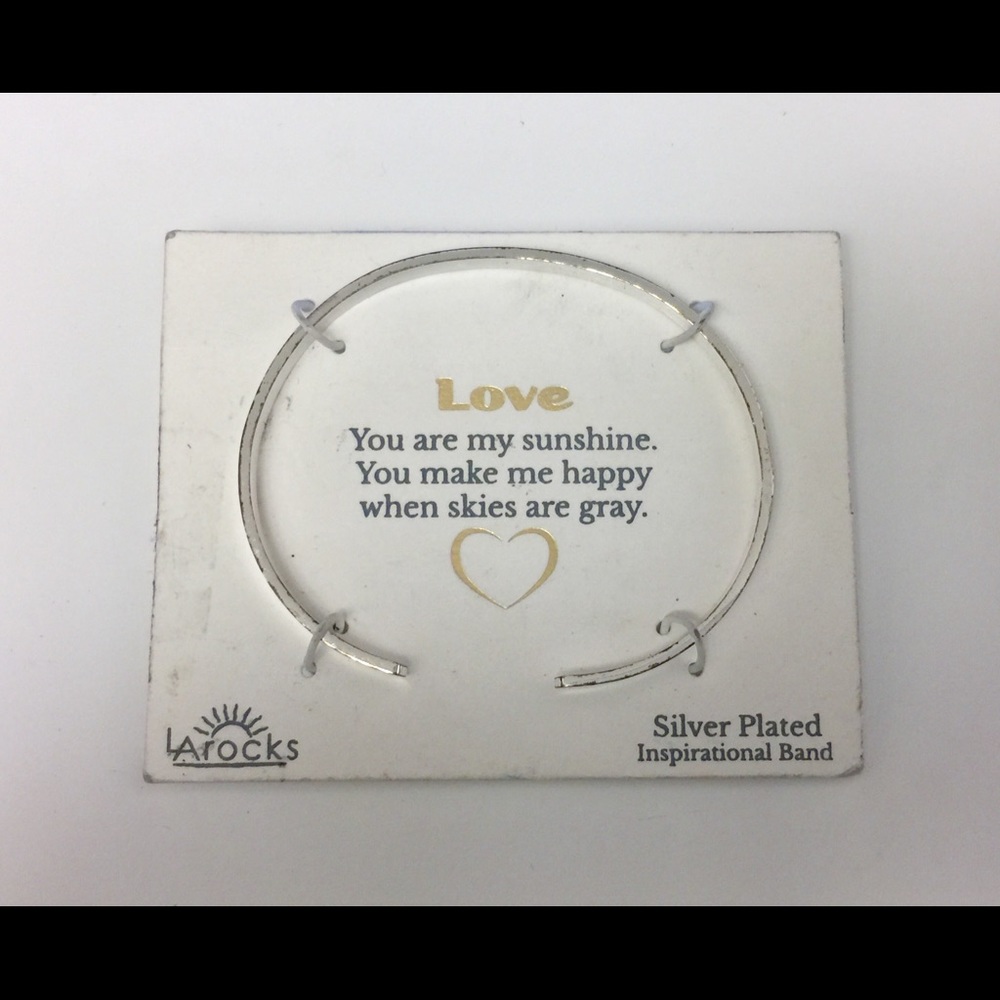 LA ROCKS YOU ARE MY SUNSHINE CUFF BRACELET NWT